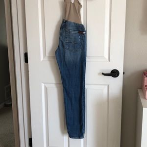 7 for all mankind maternity jean